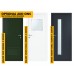 Exit Personnel Pedestrian Door - Lockable External Steel Door - Internal thumb-turn 